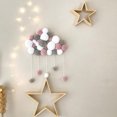 thumbnail image 4 of Gwong Decoración hogareña Coral Velvet Ball Colgando Nube Pompom FOTFS BUBLE BABY Decor Gwong 21042766, 4 of 7