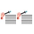 thumbnail image 1 of Justharion Effective Nose Wax Rods for Quick and Easy Nasal Hair Removal Black 20 Pieces 2Set, 1 of 5