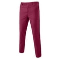 thumbnail image 4 of Jiyugala Suits for Men Suit Slim 3-Piece Suit R Business Wedding Party Jacket Vest & Pants, 4 of 4