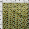thumbnail image 2 of oneOone Polyester Lycra Fabric Leaves & Floral Block Print Fabric By Yard 56 Inch Wide, 2 of 4