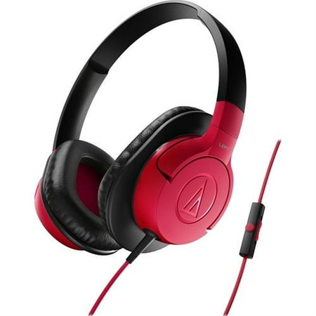 Audio-Technica SonicFuel Headphone + Smartphone Controls AX1iSRD - Stereo - Red Audio-Technica SonicFuel Headphone + Smartphone Controls AX1iSRD - Stereo - Red
