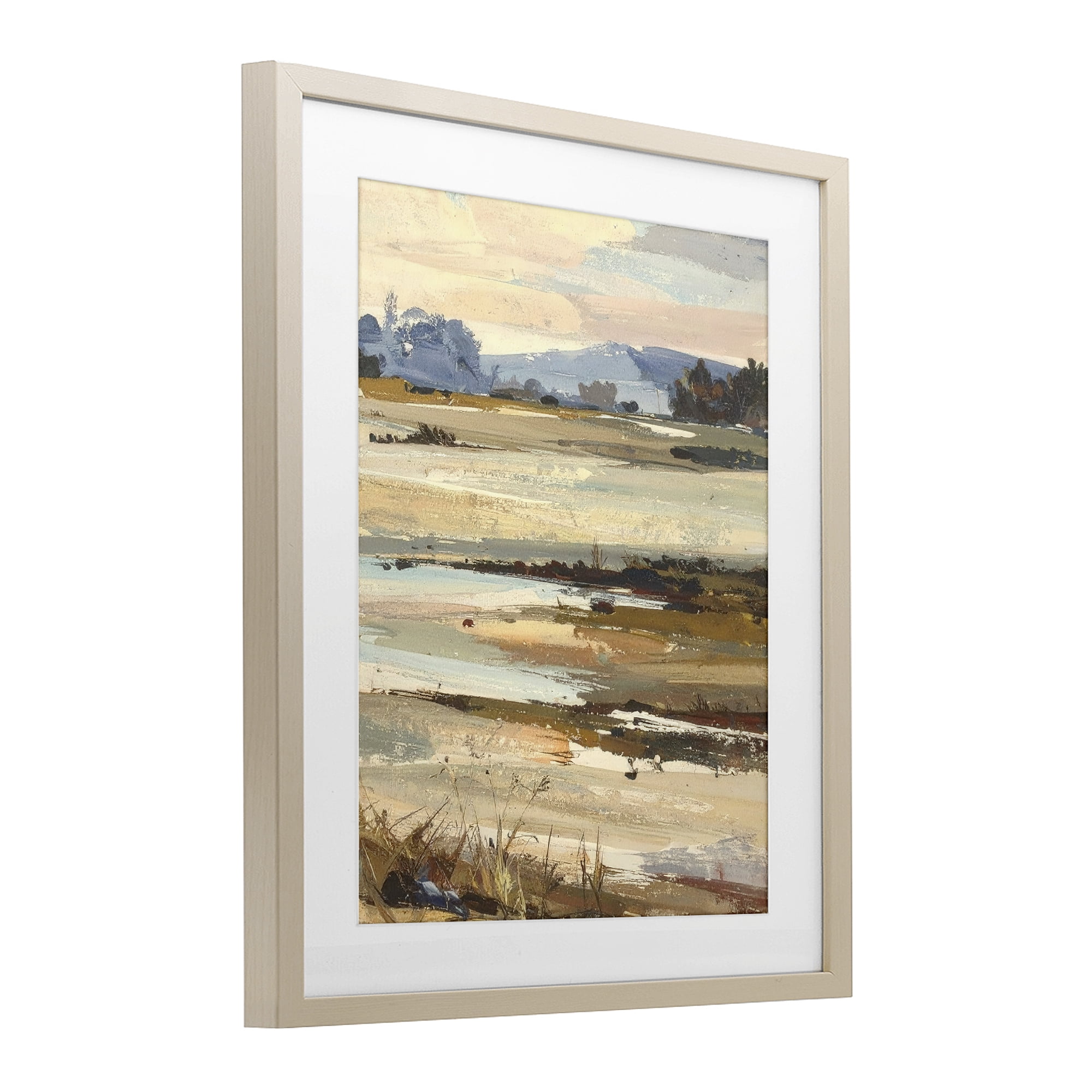 Stupell Industries Distant Horizon Portrayal Birch Framed Print Under Glass, design by Alonza Saunders