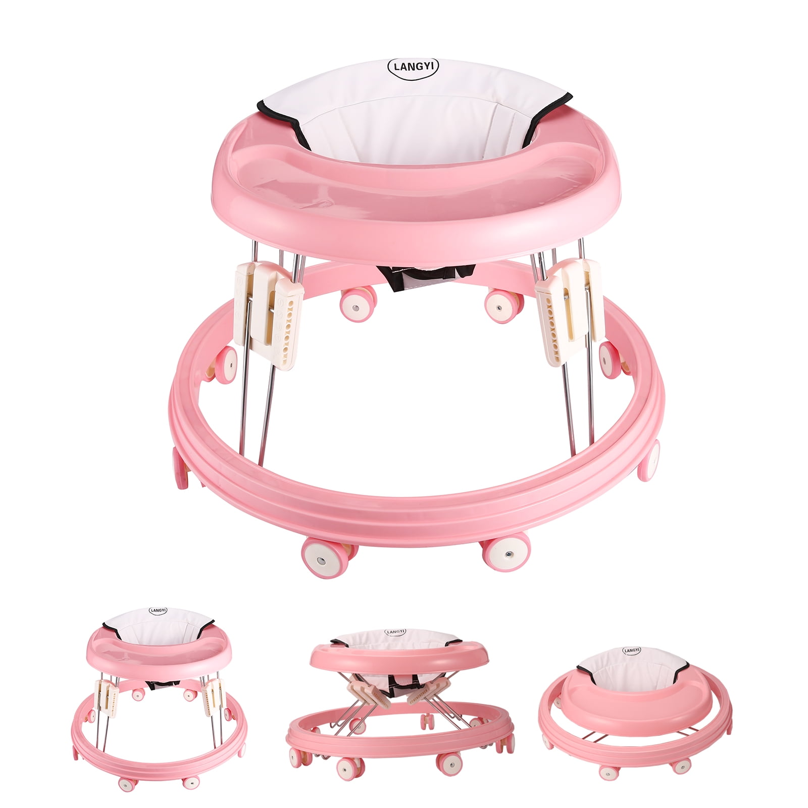 Baby walker 8-18 months multifunctional anti-o-leg anti-rollover the stroller can sit and push to learn to walk