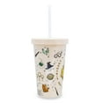 thumbnail image 2 of Harry Potter Hogwarts Bamboo Tumbler Cup With Lid And Straw | Holds 20 Ounces, 2 of 8