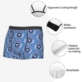 thumbnail image 3 of Fotbe pink ribbon bows Men’s Total Support Pouch Boxer Briefs, X-Temp Cooling, Moisture-Wicking Underwear, Regular, Long-leg and Trunk-Small, 3 of 5