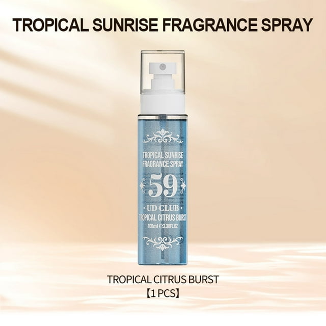 Spray corporal perfumado de larga duración, aroma floral afrutado y refrescante. Spray corporal Sunrise - 100 ml.
