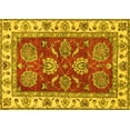 thumbnail image 1 of Ahgly Company Machine Washable Indoor Rectangle Oriental Yellow Traditional Area Rugs, 2' x 3', 1 of 4