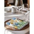 thumbnail image 6 of Watercolors Tulips Cloth Napkins Set of 6 Reusable Dinner Napkins, Spring Butterflies Flowers Leaves Plants Cocktail Napkin Washable Table Napkins for Wedding/Holiday Party/Baby Shower 20"x20", 6 of 7