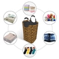 thumbnail image 5 of Vsdgher Snake Skin Print Square Laundry Bag Large Collapsible Dirty Clothes Bags With Handles Waterproof Essentials Storage For College Dorm, Family, 5 of 6