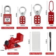 thumbnail image 4 of Kit de etiquetado de cerraduras TAEGIQI Electrical S01 con candados, 4 of 8