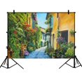 thumbnail image 1 of BSDHOME 7x5ft Art Oil-Painting Backdrops, Flower Street in Italy 38 Picture Photography Backdrops Polyester Photo Background Studio Props, 1 of 3