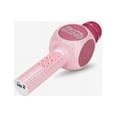 thumbnail image 4 of Singalong Bling Microphone - Wireless Karaoke Microphone with Bluetooth for Kids and Adults - Portable Microphone for Home Karaoke - Sing-Along Mic with Stereo Audio - LED Dancing Lights - Pink Bling, 4 of 8