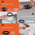 thumbnail image 4 of 3-In-1 Combo RV Toilet Seal and Flange Kit - Perfect Fit for Residence Models, 4 of 7