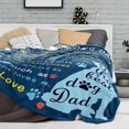 thumbnail image 3 of LHSHID Dog Dad Gifts for Men Blanket Dog Dad Gifts Dog Lovers Gifts for Men Best Dog Dad Ever Gifts for Dog Lovers Men Dogfather Dog Lover Gifts Gifts for Dog Lovers Blanket 30"x40", 3 of 7
