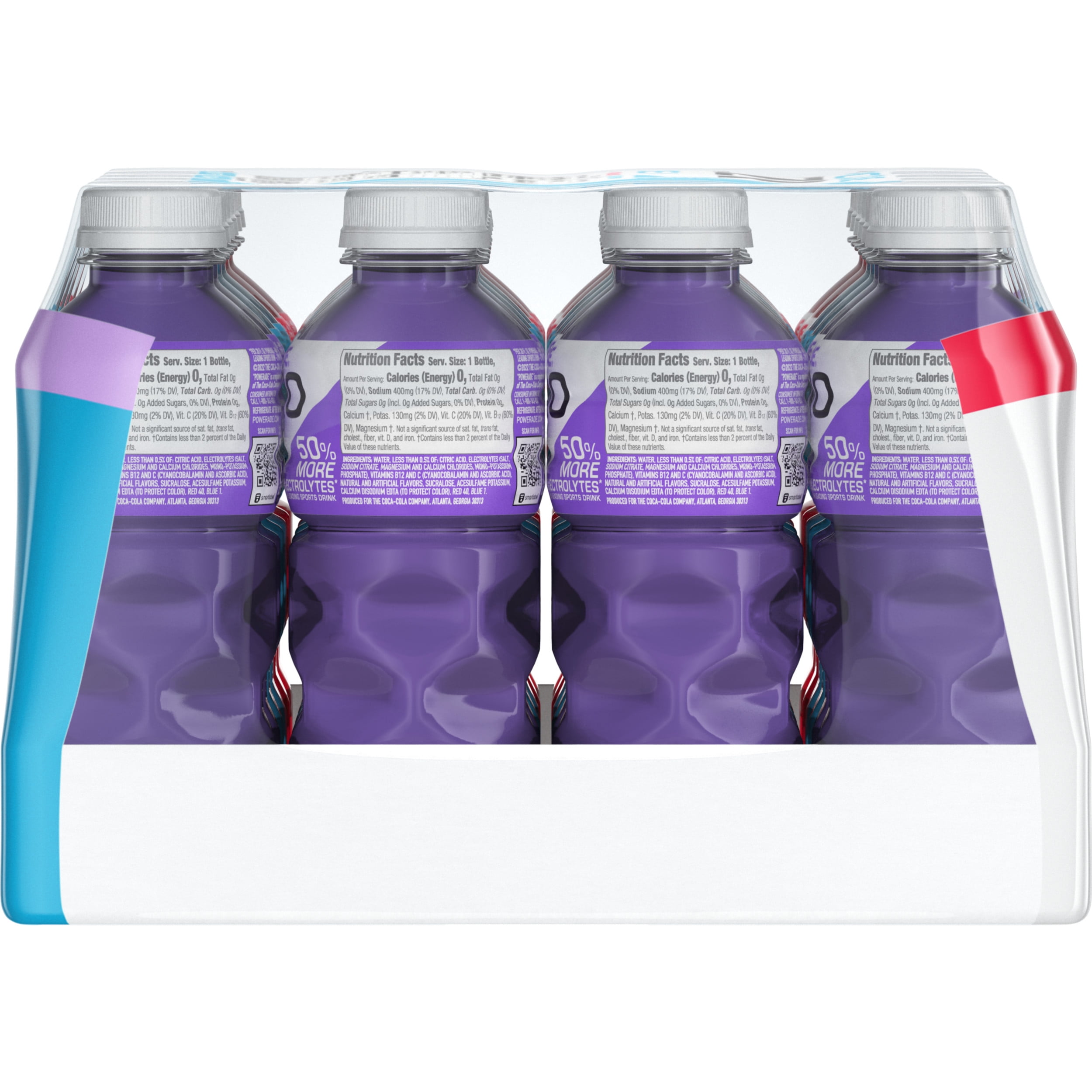POWERADE ZERO Variety Pack Sports Drink, 20 fl oz (Pack of 24)