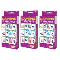 Junior Learning Counting Flashcards 3 Sets Per Pack 3 Packs (JRL210-3)