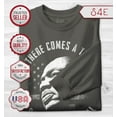 thumbnail image 2 of S4E Men's Martin Luther King Jr. Silence is Betrayal Long Sleeve ShirtXX-Large Charcoal, 2 of 4