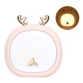 thumbnail image 4 of Cute Deer Night Light Adorable Usb Recargable Con 3 Colores De Iluminación Sensor Táctil De Atenuación Continua Lámpara Ambiental De Cabecera Para Habitación De Bebé Dormitorio Sala De Estar Noticed HA014004-00, 4 of 6