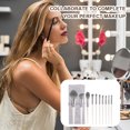 thumbnail image 5 of Juego de brochas de maquillaje. La brocha de maquillaje de pelo suave puede cepillar base de maquillaje, crema correctora, sombra de ojos, rubor y otros juegos de brochas de maquillaje femeninos., 5 of 5