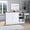 Multicolor, variant on Medium - Width Stationary Island | Dining Room Meal Setup | Comfortable Seating Space