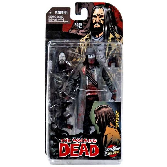 McFarlane Walking Dead Comic Book Jesus Action Figure (Bloody B&W)