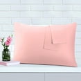 thumbnail image 3 of REGALWOVEN Egyptian Cotton Pillowcases 2Pcs Queen Pillow Covers, 20"x30" Coral Pink, 3 of 8