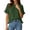 P128 Green, variant on Tfken Women Tshirts Summer Short Sleeve Crew Neck Tops Tees Loose Casual T-Shirts Ladies Trendy Clothes Outwear Size L Black