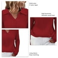 thumbnail image 4 of Suéter de mujer, suéter de punto para mujer, suéter de punto de otoño, tecnología avanzada superior para mujer, 4 of 5