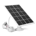 thumbnail image 3 of Panel Solar 20W Cargador Impermeable para Ring Video Doorbell 4/3/3 Plus/2 Negro, 3 of 8