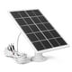 thumbnail image 1 of Panel Solar Cargador para Timbre Anillo 20W IP65 Impermeable 9.8 Pies Cable Carga 360 ° Montaje Pared Ajustable Videos 4 3 2, 1 of 9