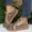 Brown, variant on YOUYEDIAN Sneakers for Women Lace-up Versatile Round Toe Retro Fashion Leopard Print Flat Sneakers Platform Non Slip Comfy Outdoor Walking Shoes