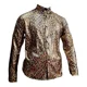 thumbnail image 1 of Camisa Manga Larga Metálica Animal Print, 1 of 6