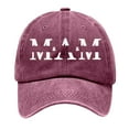 thumbnail image 1 of Wdgfv Day Custom Embroidered Baseball Cap with Children's Names Unique Present for Mom from Kids Wine One Size, 1 of 3