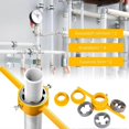 thumbnail image 5 of PVC Pipe Thread Cutting Tool 6Piece Pipe Threading Die Set Reusable Thread Maker with NPT Round Dies, Sanitary Pipe Threader Tool, 5 of 5