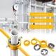 thumbnail image 5 of PVC Pipe Thread Cutting Tool 6Piece Pipe Threading Die Set Reusable Thread Maker with NPT Round Dies, Sanitary Pipe Threader Tool, 5 of 5
