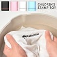 thumbnail image 2 of DHliIQQ Personalised Name Stamp Self Inking Clothes Labelling Custom for Children-Kids, 2 of 8