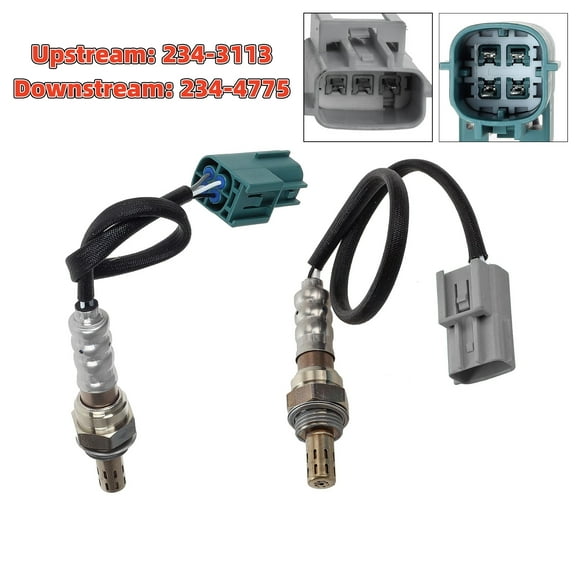 Maxfavor 2Pcs O2 Oxygen Sensor Front Upstream Downstream for 2001-2004 Nissan Altima