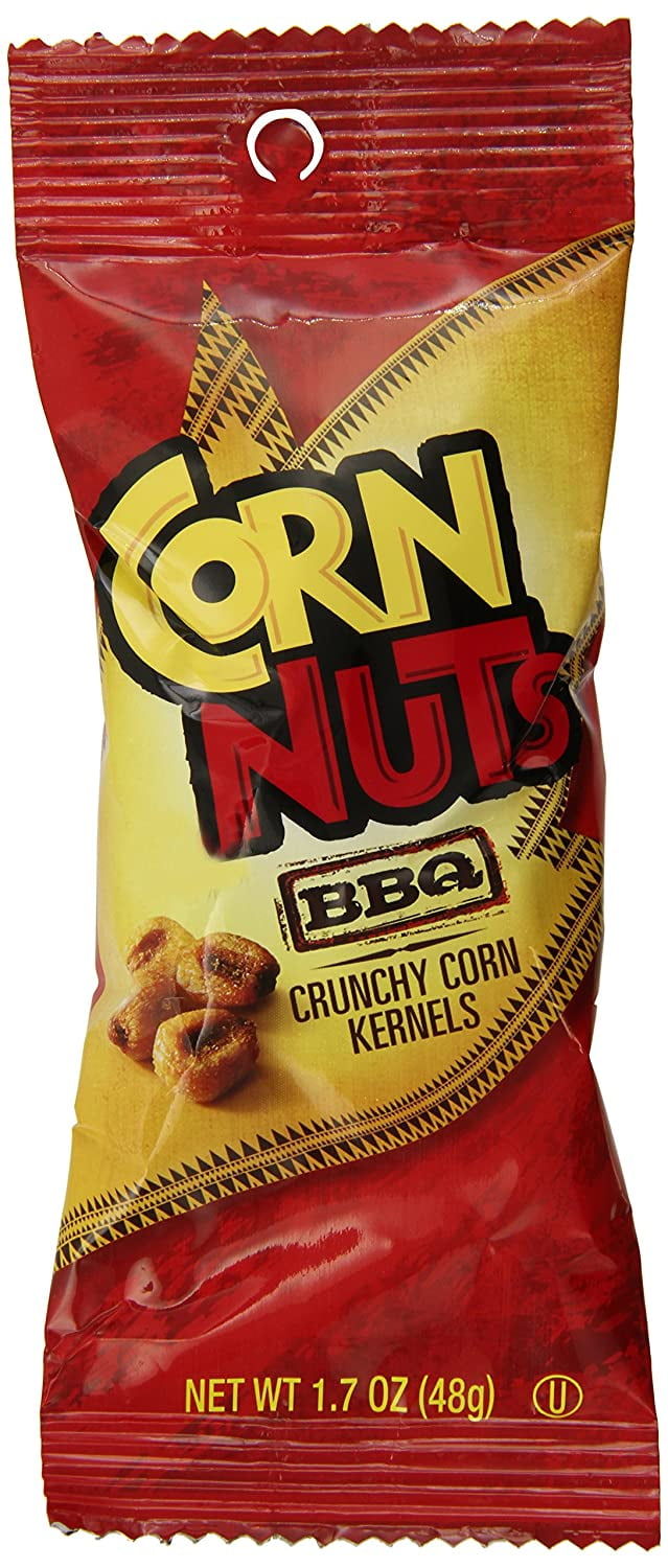 Corn Nuts BBQ Crunchy Corn Kernels, 1.7 oz Bag (Pack of 18) Walmart