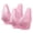 Hot Pink cheap stuff under 5 dollars, variant on Dyegold 2PC Women's Wireless Bras Flash Deals Stretch Solid Underwear Plus Size Comfort Seamless Ladies Bras Full Coverage Wireless Casual Sports Bra Wirefree Bralettes Bra Front-Close Everyday Wear