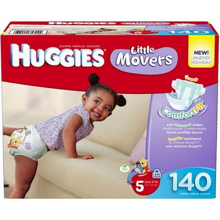 Huggies Little Movers Diapers, Economy P