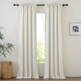 thumbnail image 3 of EcoNesxp Faux Linen Woven Long with Rod Pocket and Back Pull Loop, 3 of 5
