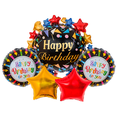 thumbnail image 1 of Globos Happy Life  Globos metalicos feliz cumpleaños Happy Birthday, 1 of 4