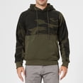 thumbnail image 2 of Haut à Capuche à Manches Longues pour Hommes, Camouflage Facile à Blocs de Couleur, 2 of 9