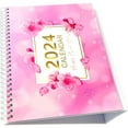 thumbnail image 4 of Supvox 2024 Desk Calendar Pink Paper for Home Manual Date Change Lightweight, 4 of 7