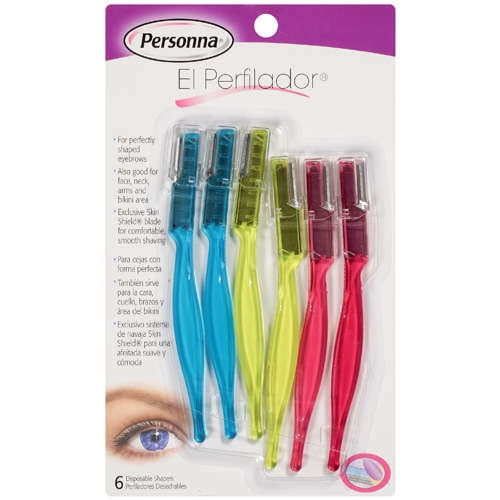 Personna El perfilador Disposable Eyebrow Shapers, 6 Ct