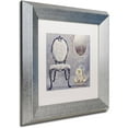 thumbnail image 2 of Trademark Fine Art "Salon II" Canvas Art by Color Bakery White Matte, Silver Frame, 2 of 4