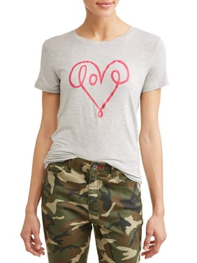 Love Scribble Short Sleeve Graphic Tee Women's