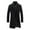 Black, variant on Men Woolen Coat Men's Woolen Coat Notch Lapel Long Sleeve Single Breasted Jacket Solid Color Windproof Business Casual Overcoat Men Coat