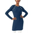 thumbnail image 2 of INC suéter tipo túnica adornado para mujer, azul, mediano, 2 of 2