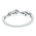 thumbnail image 3 of Vines Band Oxidized Ring Solid 925 Sterling Silver Size 5, 3 of 6